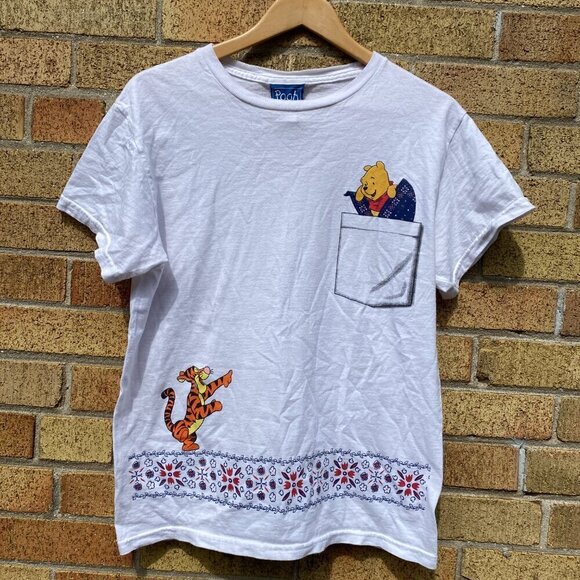 Vintage 1998 Winnie the Pooh Graphic T Shirt Small - Picture 3 of 8